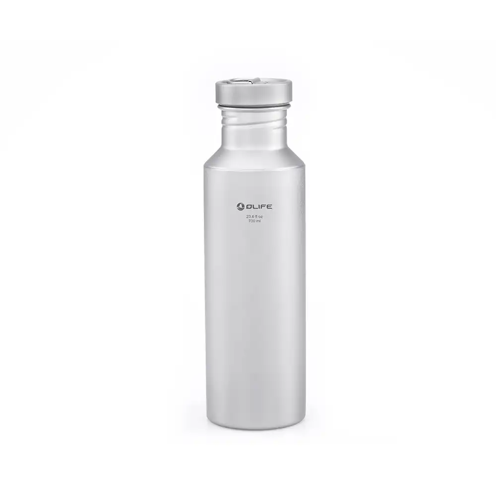 OLIFE leichte 700ml Titan-Sportflasche