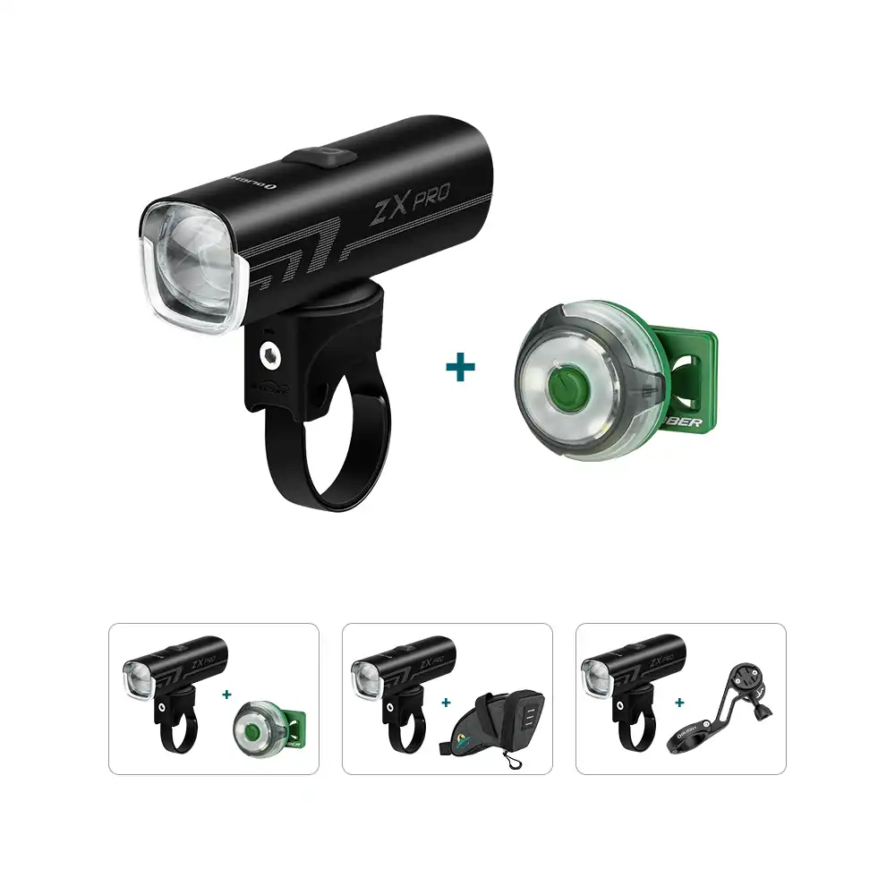 Olight ZX Pro StVZO konforme Fahrradlampe Bundle